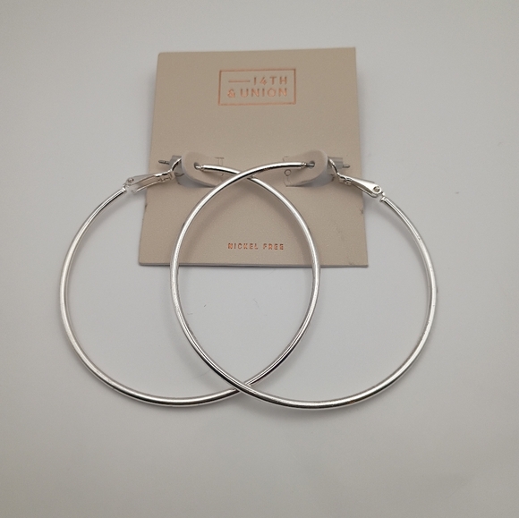 14th & Union Jewelry - 14th & Union Silver Hoop Earrings